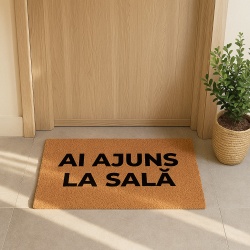 Covor de intrare personalizat - 60x40cm - Ai Ajuns La Sala - Img 2