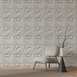 Fototapet 3D - Pattern inclinat cu striatii si linii 3D063 - Img 4