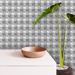 Fototapet 3D - Prisme hexagonale cu aspect metalic 3D066 - Img 3