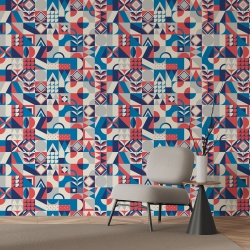 Fototapet Abstract - Mix and Match (Geometric 178)