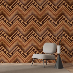 Fototapet Abstract - Tribal Zig Zag Pattern (Geometric 151)