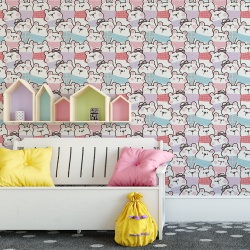 Fototapet Copii - Ursuleti Pattern (Baby 081)