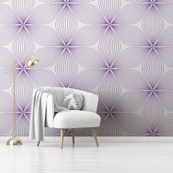 Fototapet Floral - Flori geometrice stilizate (Floral 056)