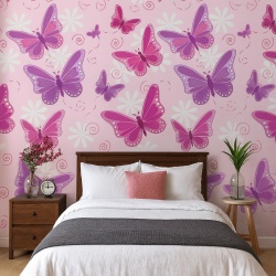 Fototapet Fluturi multicolori (Casual 162)