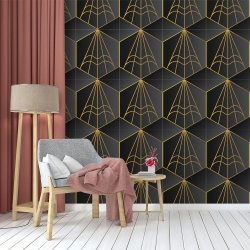 Fototapet Waves - Art deco pattern with lines (FTD1000342) - Img 2