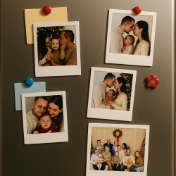 MiniRamă Foto Magnetică 7×6 cm – Amintire Polaroid Personalizată - Img 3
