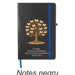Set cadou diriginte – Diplomă + opțiuni personalizare cu notes A5 negru și set pixuri - Img 4