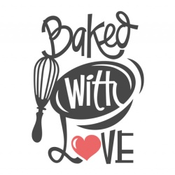 Sticker Bucatarie - Baked with love - Img 2