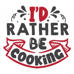 Sticker Bucatarie - I'd rather be cooking - Img 2