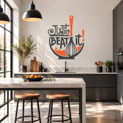 Sticker Bucatarie - Just beat it!