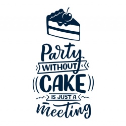 Sticker Bucatarie - Party without a cake - Img 2