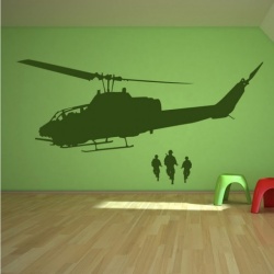 Sticker De Perete Army Helicopter Soldiers - Img 2