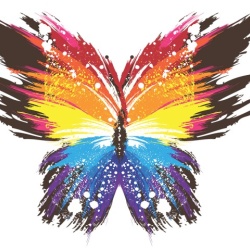 Sticker De Perete Fluturele Colorat - Img 4