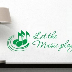 Sticker De Perete Let The Music Play - Img 3