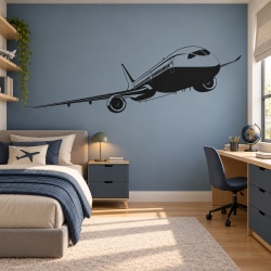 Sticker de Perete Passenger Plane Commercial Airplane