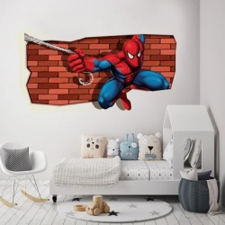 Sticker De Perete Spiderman In Actiune - Img 1