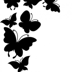 Sticker De Perete Stol De Fluturi - Img 5