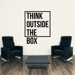 Sticker De Perete Think Outside The Box - Img 3