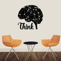 Sticker De Perete Thinking Brain - Img 2