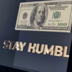 Tablou 3D motivational WORK HARD - STAY HUMBLE - Img 4