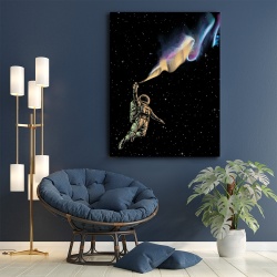 Tablou Astronaut painting the sky - Img 2