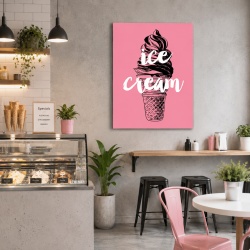 Tablou Bucatarie - Icecream Retro