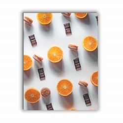 Tablou Bucatarie - Oranges And Sweets Pattern - Img 2