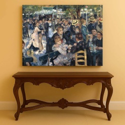 Tablou Canvas "Bal du moulin de la Galette" - Balul de la Moulin de la Galette - Img 3
