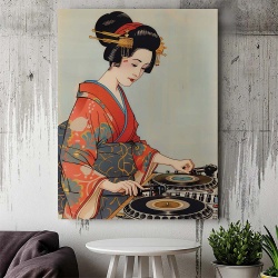 Tablou Canvas - DJ Geisha