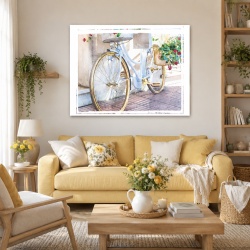 Tablou Canvas Golden Bike Photo
