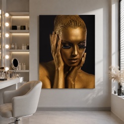 Tablou Canvas - Golden portrait
