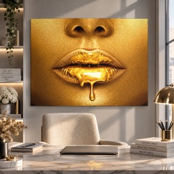 Tablou Canvas Golden Seduction