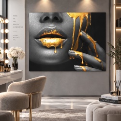 Tablou Canvas Golden Temptation 2