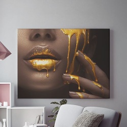Tablou Canvas Golden Temptation 3