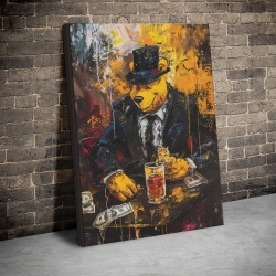 Tablou Canvas Inspirațional - Gangster Winnie the Pooh - Img 2