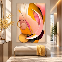 Tablou Canvas Modern Abstract - 3D Abstract tulip