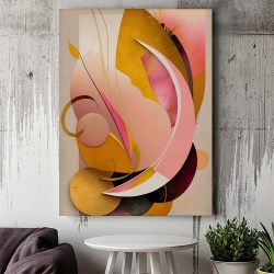 Tablou Canvas Modern Abstract - 3D Abstract tulip - Img 2