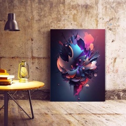 Tablou Canvas Modern Abstract - 3D Vortex - Img 3
