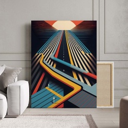 Tablou Canvas Modern Abstract - Abstract Highway - Img 3