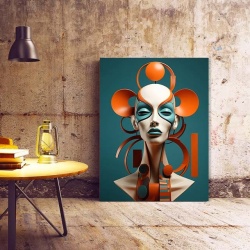 Tablou Canvas Modern Abstract - Android face - Img 3