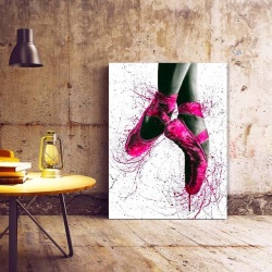 Tablou Canvas Modern Abstract - Pink Ballerina - Img 2