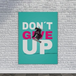 Tablou Canvas Motivational - Don't give up (magazine cover) - Img 2
