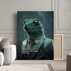 Tablou Canvas Personalizat - Business Animals - Chameleon - Img 4