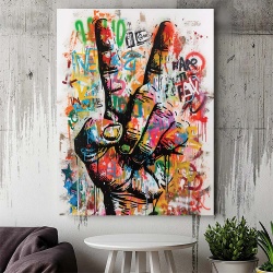 Tablou Canvas - Pop-art victory