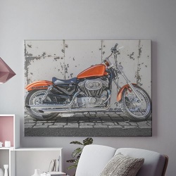 Tablou Canvas Red Moto
