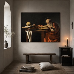 Tablou Canvas "Saint Jerome Writing" - Sfântul Ieronim scriind