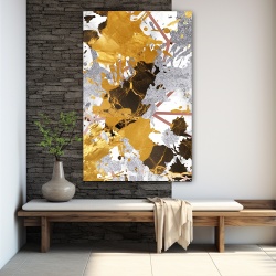 Tablou canvas - Silver and Gold on Marble (ZAZ 130) - Img 4