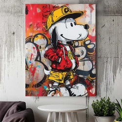 Tablou Canvas - Urban Art Snoopy