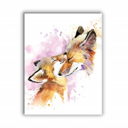 Tablou Copii - Fox Family - Img 3