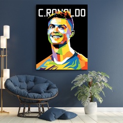 Tablou Fotbalisti Ronaldo - portret stilizat - Img 2